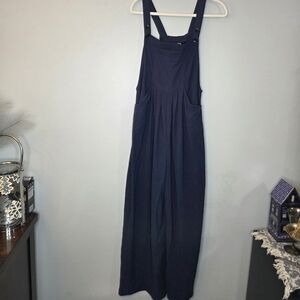 Halara Navy Blue Women's Overalls, Baggy, L